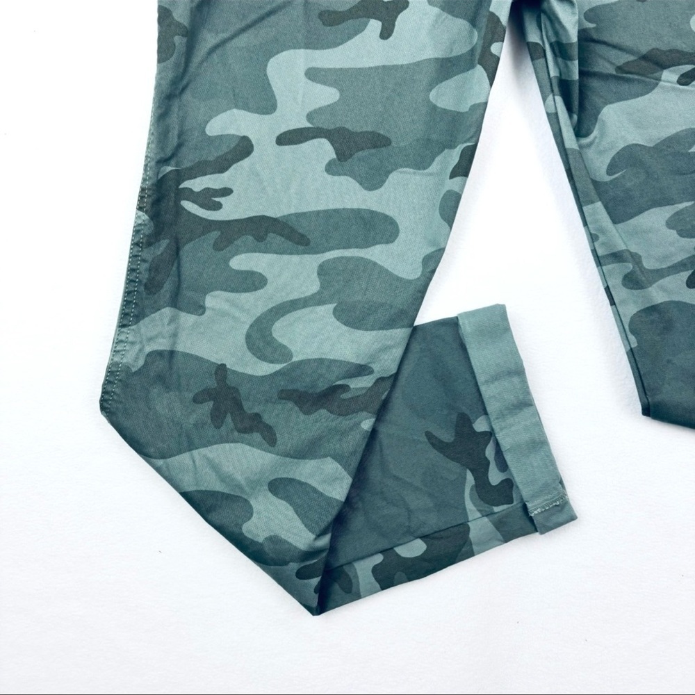 Gap Military Camoflauge Cotton Midrise Safari Slim Stretch Ankle Pants Size 0 - Picture 10 of 13
